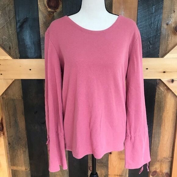 Grey& Gray round neck sweatshirt with bell sleeve - Picture 2 of 6